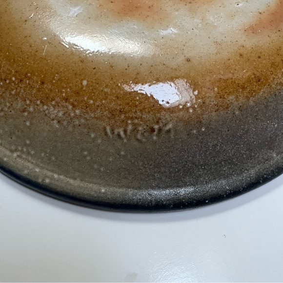 Vintage Monroe Salt Works Delicate Flowers Floral Print  Pasta Plate - Picture 6 of 6